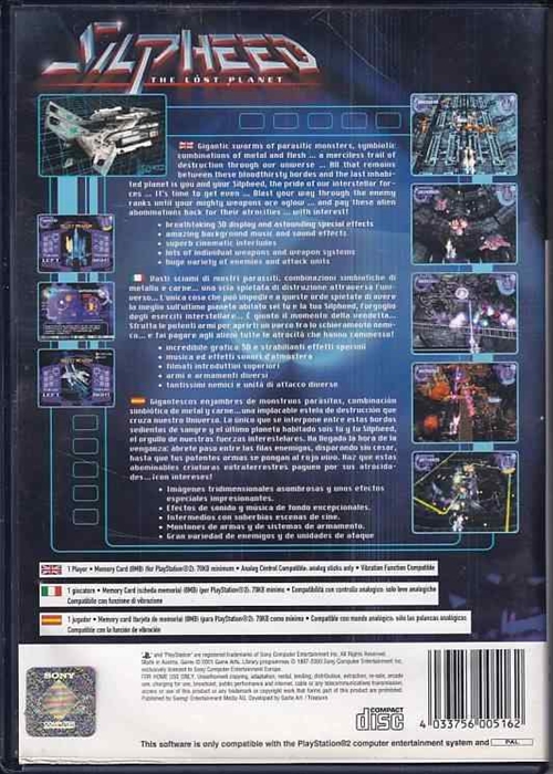 Silpheed The Lost Planet - PS2 (B Grade) (Genbrug)